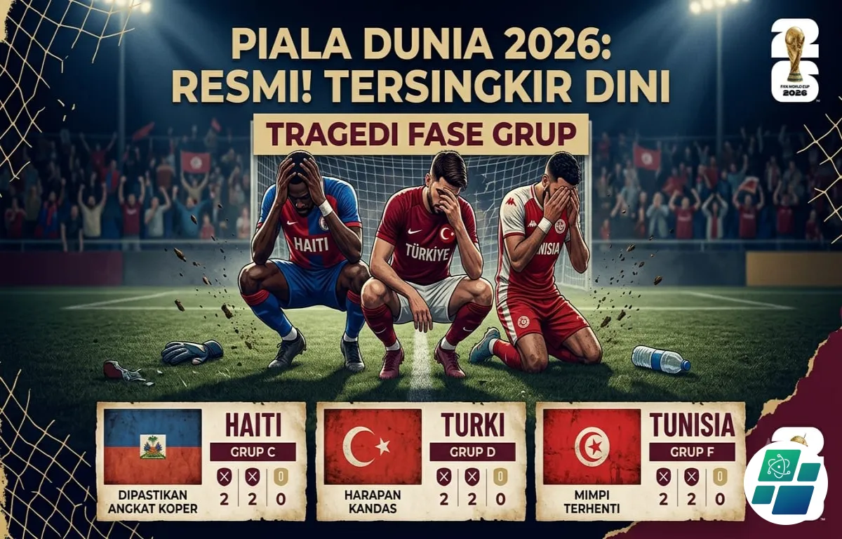 Resmi Angkat Koper! Haiti, Turki, dan Tunisia Tersingkir Dini dari Fase Grup Piala Dunia 2026