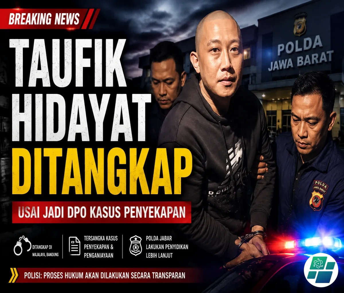 Taufik Hidayat Ditangkap Polda Jabar Usai Jadi DPO Kasus Penyekapan dan Penganiayaan Kekasih
