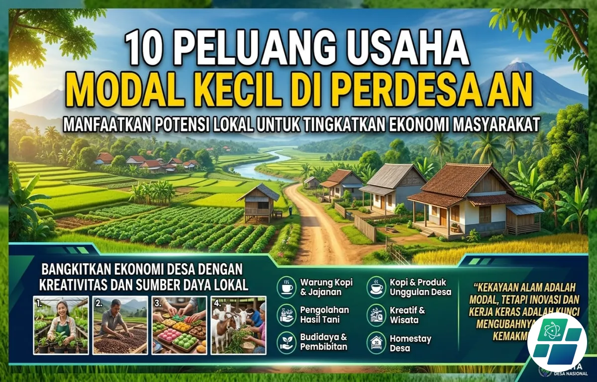 10 Peluang Usaha Modal Kecil di Perdesaan, Manfaatkan Potensi Lokal untuk Tingkatkan Ekonomi Masyarakat