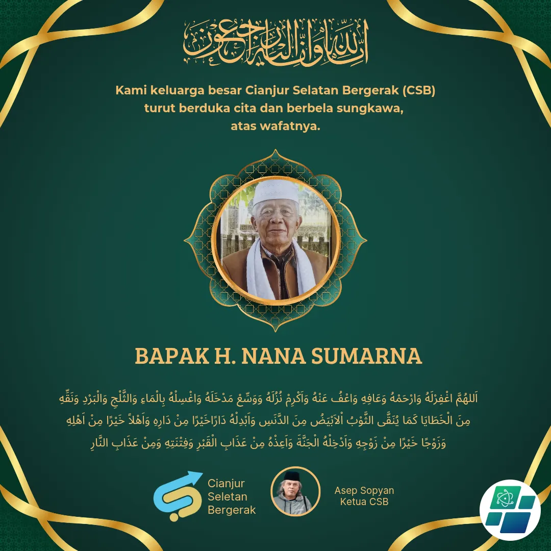 Tokoh Pemekaran Cianjur Selatan H. Nana Sumarna Wafat di Usia 85 Tahun