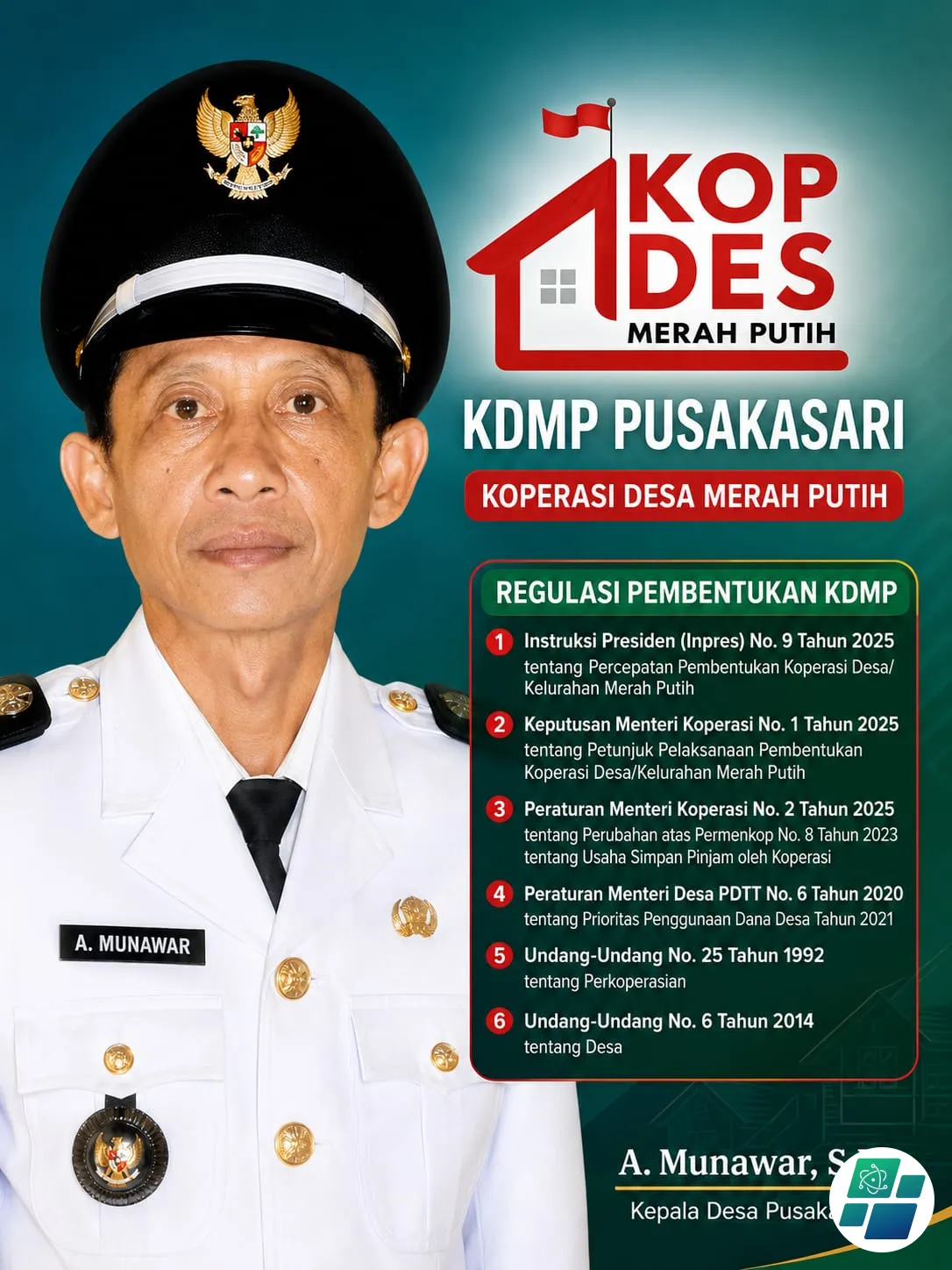 PROGRES PEMBANGUNAN KOPERASI DESA MERAH PUTIH (KDMP) DESA PUSAKASARI TERUS DIKEBUT